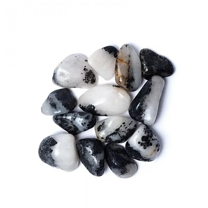 Τουρμαλίνη Χαλαζίας - Tourmaline Quartz Βότσαλα - Πέτρες (Tumblestones)